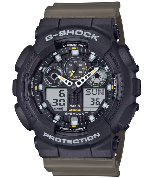 Casio G-SHOCK TWO TONE UTILITY COLOR GA-100TU-1A3ER