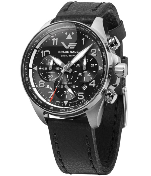 Vostok Europe Space Race Black Chrono 6S20-325A741